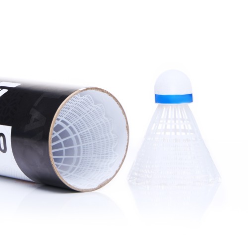 Воланы для бадминтона TORRES 150 (нейлон), BD23108, уп.6шт.белый, сред.скор.