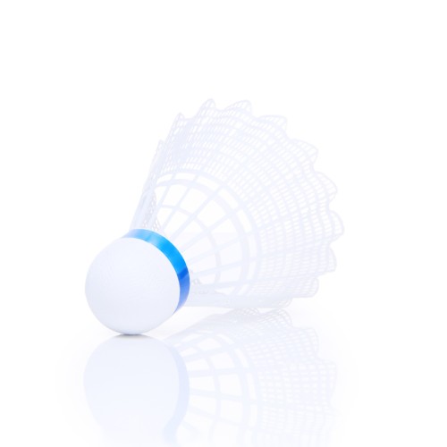 Воланы для бадминтона TORRES 150 (нейлон), BD23108, уп.6шт.белый, сред.скор.