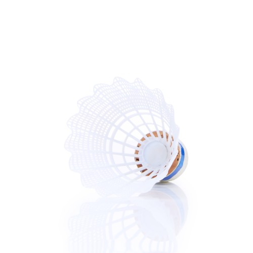 Воланы для бадминтона TORRES 250 (нейлон/пробка), BD23109, уп.6шт.белый, сред.скор.