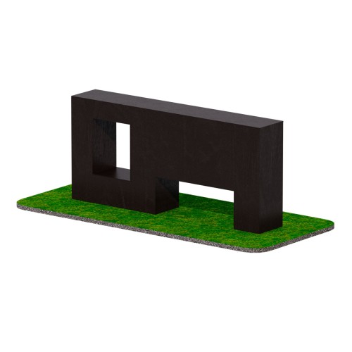 Препятствие Стенка с двумя проломами JAGUAR-SPORT GTAR103