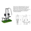 Горизонтальный жим + разгибание ног JAGUAR-SPORT ARMS059