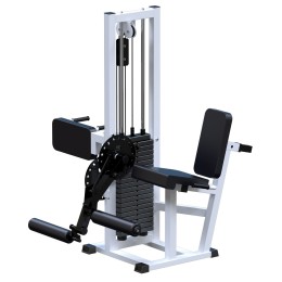 Разгибание ног сидя + сгибание стоя (стек 100 кг) JAGUAR-SPORT AR041