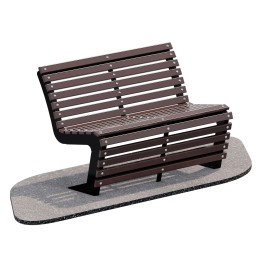 Скамейка парковая Пируэт (длина 1200мм) JAGUAR-SPORT ARLS011.1