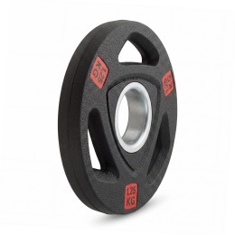 Диск 51 мм. NEO обрезиненный с 3-мя хватами 1,25 кг, VictoryFit VF-ST510125