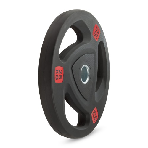 Диск 51 мм. NEO обрезиненный с 3-мя хватами 25 кг, VictoryFit VF-ST51250