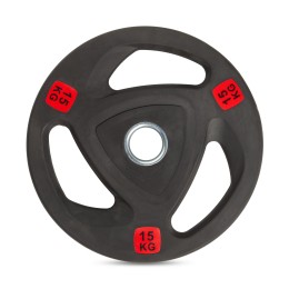 Диск 51 мм. NEO обрезиненный с 3-мя хватами 15 кг, VictoryFit VF-ST51150