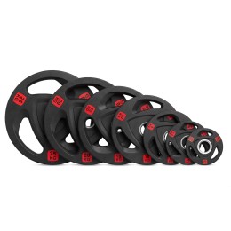 Диск 51 мм. NEO обрезиненный с 3-мя хватами 1,25 кг, VictoryFit VF-ST510125