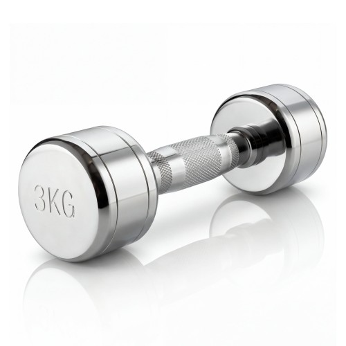 Гантель хром 3 кг (2 штуки) VictoryFit VF-CR030-2