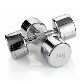 Набор гантелей хром (пары) от 1-10 кг VictoryFit VF-SET110-CR