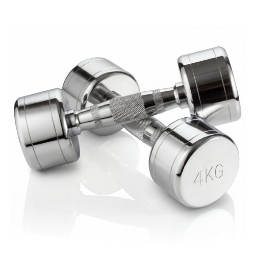 Набор гантелей хром (пары) от 1-10 кг VictoryFit VF-SET110-CR