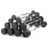 Штанга неразборная обрезиненная 7,5 кг. Изогнутый гриф. VictoryFit VF-DX5075