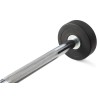 Штанга неразборная обрезиненная 7,5 кг. Прямой гриф. VictoryFit VF-DX4075