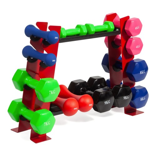 Зубчатая стойка для гантелей и гирь VictoryFit VF-D4010