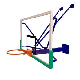 Ферма для баскетбольного щита игрового на растяжках вынос 1200 мм JAGUAR-SPORT