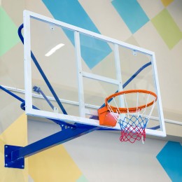 Щит баскетбольный JAGUAR-SPORT игровой 1050х1800 мм, монолитный поликарбонат