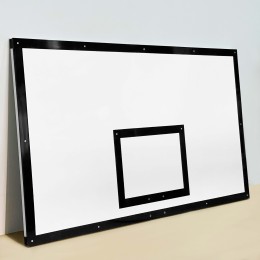 Щит баскетбольный JAGUAR-SPORT игровой (стеклопластик 8 мм, металлокаркас) 1050х1800 мм