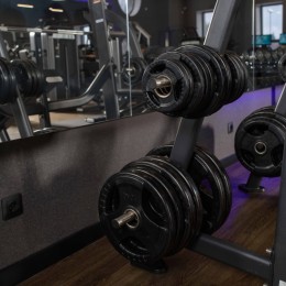 Диск обрезиненный JAGUAR-SPORT черный "3 HANDLE" D-51, 5 кг