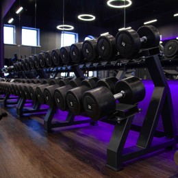 Гантельный ряд JAGUAR-SPORT POWER 40 кг - 50 кг (5 пар), шаг 2,5 кг