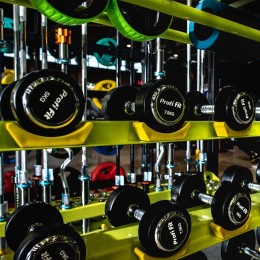 Гантельный ряд JAGUAR-SPORT PROFESSIONAL 2,5 кг - 25 кг (10 пар), шаг 2,5 кг