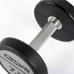 Гантельный ряд полиуретановый LEVEL (шаг 2,5 кг, 10 пар) PROFI-FIT 2,5-25 кг