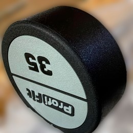 Гантельный ряд полиуретановый LEVEL (шаг 2,5 кг, 10 пар) PROFI-FIT 2,5-25 кг
