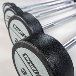 Набор прямых полиуретановых штанг LEVEL (шаг 5 кг, 5 шт) JAGUAR-SPORT 10-30 кг