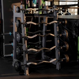 Набор ИЗОГНУТЫХ штанг JAGUAR-SPORT, 10-30 кг, шаг 5 кг. (компл. 5 шт)