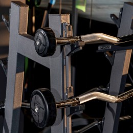 Набор ИЗОГНУТЫХ штанг JAGUAR-SPORT, 10-30 кг, шаг 5 кг. (компл. 5 шт)