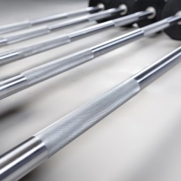 Набор прямых полиуретановых штанг LEVEL (шаг 5 кг, 5 шт) JAGUAR-SPORT 35-55 кг