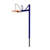 Стойка баскетбольная JAGUAR-SPORT уличная одноопорная для тренировочного щита (900х1200 мм), вынос 1200 мм