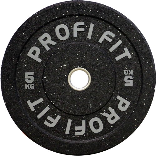 Бамперный диск для штанги HI-TEMP с цветными вкраплениями, JAGUAR-SPORT D-51, 5 кг