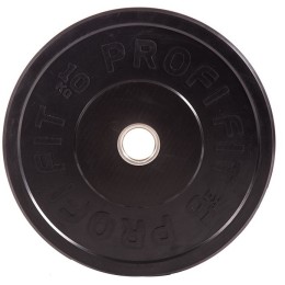 Бамперный диск для штанги каучуковый JAGUAR-SPORT D-51, 10 кг