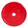 Бамперный диск для штанги каучуковый, красный, JAGUAR-SPORT D-51, 25 кг