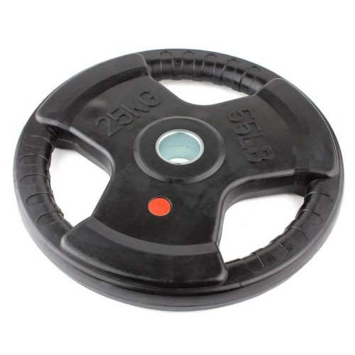 Диск обрезиненный с тройным хватом Gymmaster ANA-008 25кг