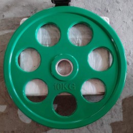 Диск обрезиненный OKPRO OK2010 10 кг