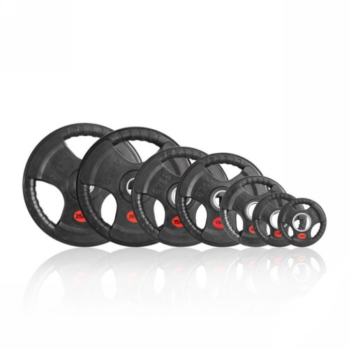 Диск обрезиненный с тройным хватом Gymmaster ANA-008 2,5кг