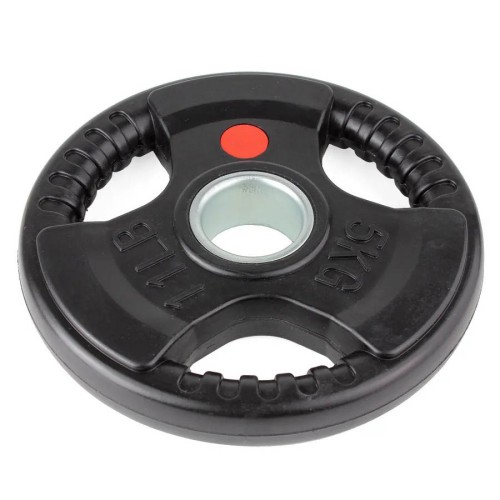 Диск обрезиненный с тройным хватом Gymmaster ANA-008 5кг