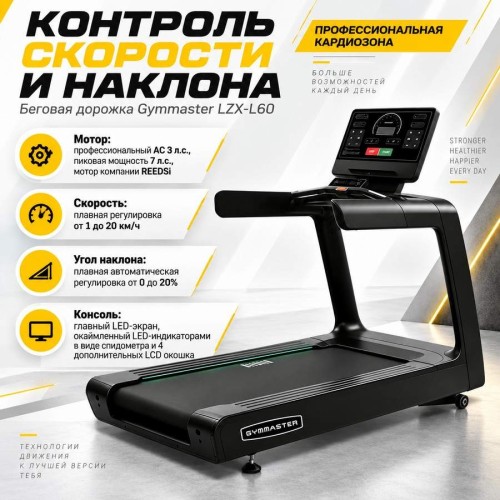 Беговая дорожка Gymmaster LZX-L60