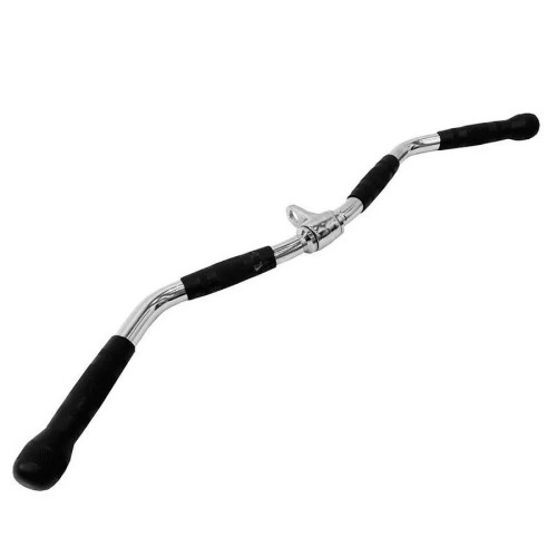 Рукоять вращающаяся изогнутая с обрезиненными ручками 77 см Gymmaster PB10
