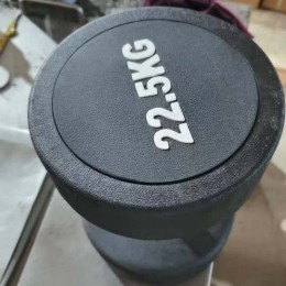 Гантельный ряд полиуретановый от 2,5 до 25 кг (шаг 2,5 кг) Gymmaster ANA-002