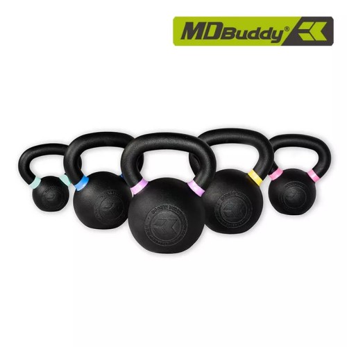 Гиря железная с цветными кольцами MD Buddy MD2219 24 кг