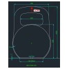 Гиря соревновательная OKPRO OK1010 6 кг