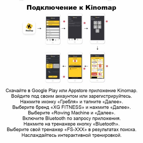 Гребной тренажер Gymmaster FT-670B