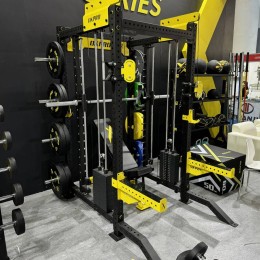 Двойная регулируемая тяга с машиной Смита OKPRO OK9012