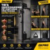 Тяга однопозиционная регулируемая пристенная OKPRO OK9012-1