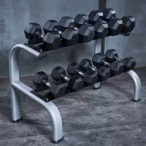 Гантельный ряд от 1 до 10 кг (10 пар) шаг 1 кг Gymmaster ANA-101
