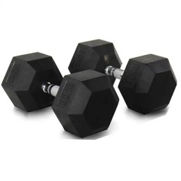 Гантельный ряд от 1 до 10 кг (10 пар) шаг 1 кг Gymmaster ANA-101