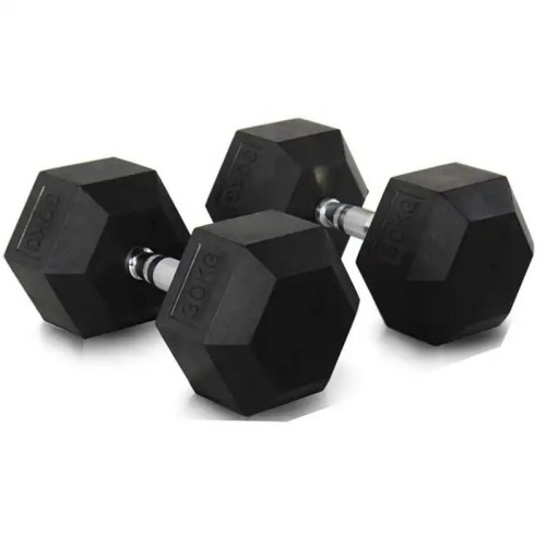 Гантельный ряд от 1 до 10 кг (10 пар) шаг 1 кг Gymmaster ANA-101