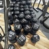 Гантельный полиуретановый ряд от 27,5 до 50 кг, шаг 2,5 кг Gymmaster ANA-072