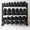 Гантельный ряд от 1 до 10 кг (10 пар) шаг 1 кг Gymmaster ANA-101